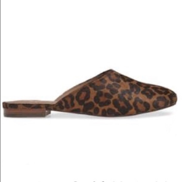 Matisse Brown Leopard Print Genuine Calf Hair Mule - Picture 2 of 5